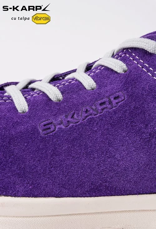 Sneakers S-Karp violet piele naturala Ruth | Dasha.ro