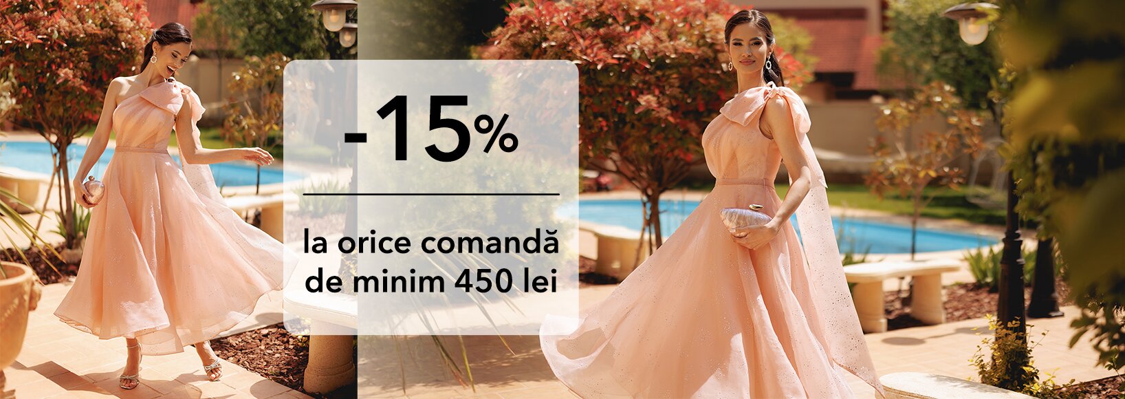 -15% la comenzi de minim 450 de lei