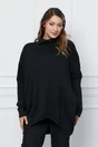 Bluza Aria neagra din tricot over size