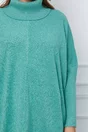 Bluza Aria verde din tricot over size