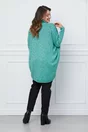 Bluza Aria verde din tricot over size