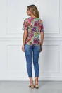 Bluza Carla multicolora cu imprimeu mandala