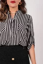 Bluza Gabi alba cu dungi negre