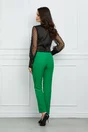 Bluza MBG neagra satinata cu buline catifelate pe maneci