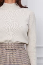 Bluza Nadia bej din tricot