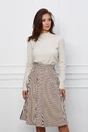 Bluza Nadia bej din tricot