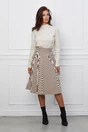 Bluza Nadia bej din tricot