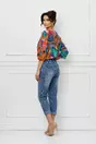 Bluza Nadia cu imprimeuri colorate