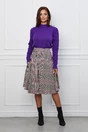 Bluza Nadia mov din tricot