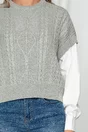 Bluza Sofia din tricot gri