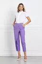 Camasa Dy Fashion alba cu volanase si guler incretit