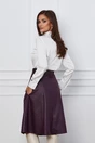 Camasa Dy Fashion alba din satin