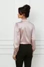 Camasa Dy Fashion roz cu aplicatie tip cravata