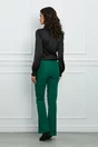 Camasa MBG neagra din satin cu volane din tull