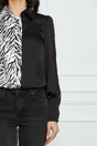 Camasa Moze neagra cu zebra print alb
