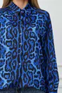 Camasa Verona albastra cu animal print