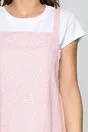 Compleu Felicia roz pudrat cu tricou si sarafan