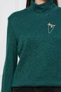 Maleta Dy Fashion verde petrol cu accesoriu