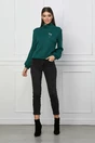 Maleta Dy Fashion verde petrol cu accesoriu
