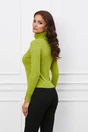 Maleta Gina lime cu guler intors
