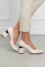 Pantofi Ana roz cu imprimeu marble