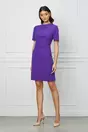 Rochie Dy Fashion mov cu funde la bust
