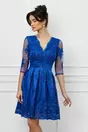 Rochie Ella Collection Anabel albastra cu dantela