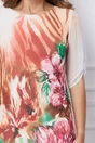 Rochie Fiona maro cu imprimeu floral