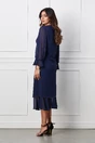 Rochie Gabriela bleumarin cu perlute