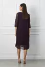 Rochie Hannah mov cu strasuri
