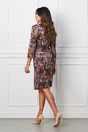 Rochie Irina cu imprimeuri multicolore si buzunare