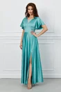 Rochie Malvina vernil cu crapatura pe picior