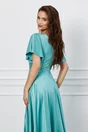 Rochie Malvina vernil cu crapatura pe picior