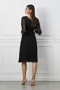 Rochie Mara neagra vaporoasa din voal