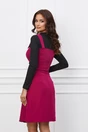 Rochie Moze fucsia cu bretele