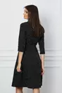 Rochie Roxie petrecuta neagra cu picatele albe