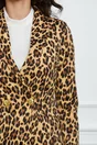 Sacou MBG animal print cu doua randuri de nasturi