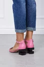Sandale Ileana roz cu lanturi