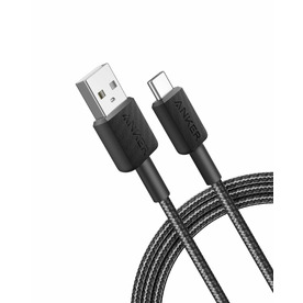 Cablu Anker 322 USB-C la USB-A 1.8 metri, Negru
