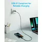 Cablu Anker 322 USB-C la USB-C, 60W, 1.8 metri, Negru - 4
