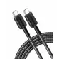 Cablu Anker 322 USB-C la USB-C, 60W, 1.8 metri, Negru - 6