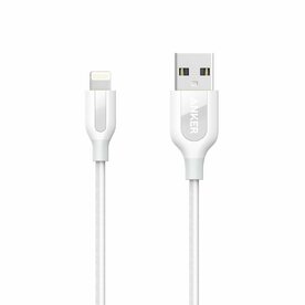 Cablu Lightning Anker Premium PowerLine+ 0,91 Metri alb