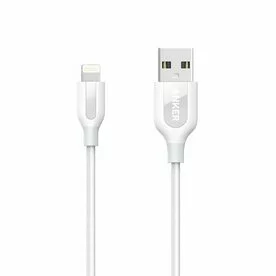 Cablu Lightning Anker Premium PowerLine+ 0,91 Metri alb