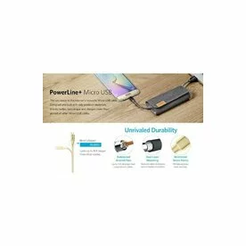Cablu Micro USB Anker PowerLine+ Nylon 1,8 m gri