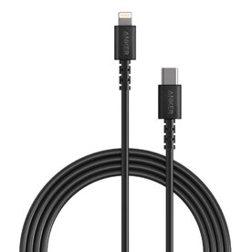 Cablu USB-C Lightning MFI Anker PowerLine Select 1.8m Negru