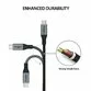 Cablu USB-C - USB-C 3.0 Ringke Premium 1.2 m negru - 2