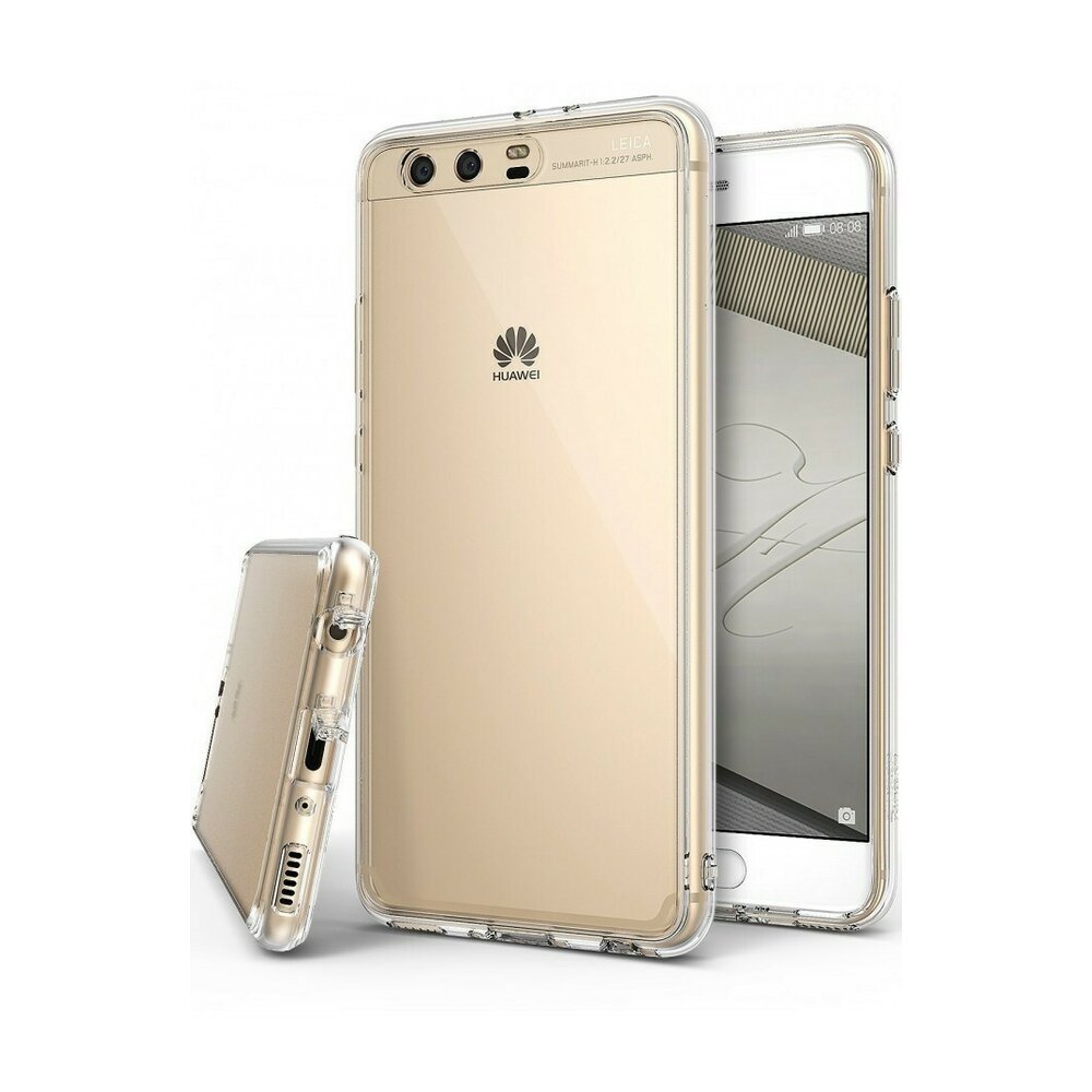 Husa Huawei P10 Ringke Fusion Clear + BONUS folie protectie display Ringke