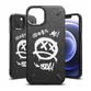 Husa iPhone 13 mini Ringke Onyx Design Graffiti Negru - 2