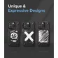 Husa iPhone 13 Pro Ringke Onyx Design Paint Negru - 4