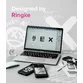 Husa iPhone 13 Ringke Onyx Design Graffiti Negru - 5